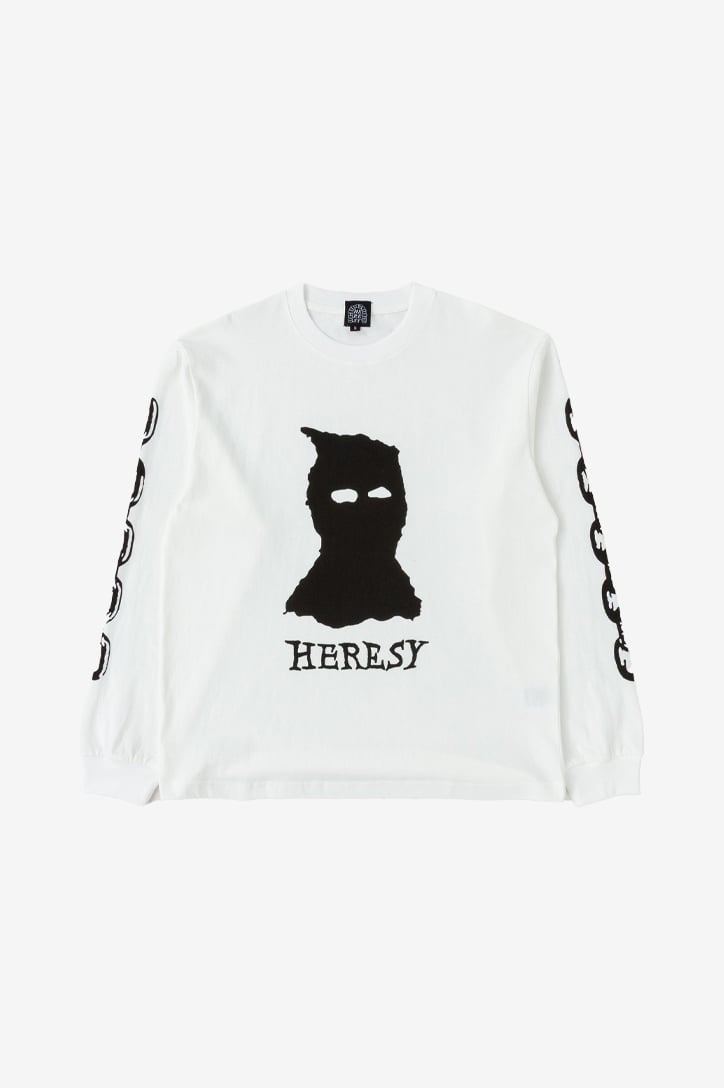 heresy Long sleeve cultist tee shirt ecru