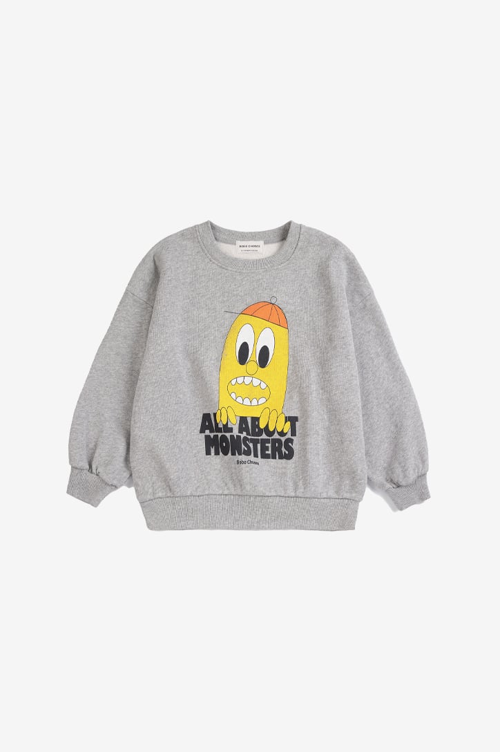 Bobo Choses big tooth lemon sweatshirt