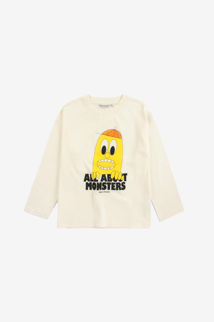 Bobo Choses big tooth lemon long sleeve t-shirt